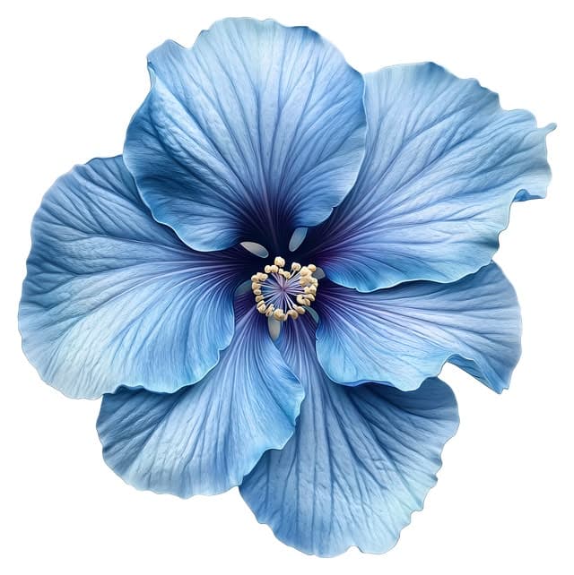 Blue flower